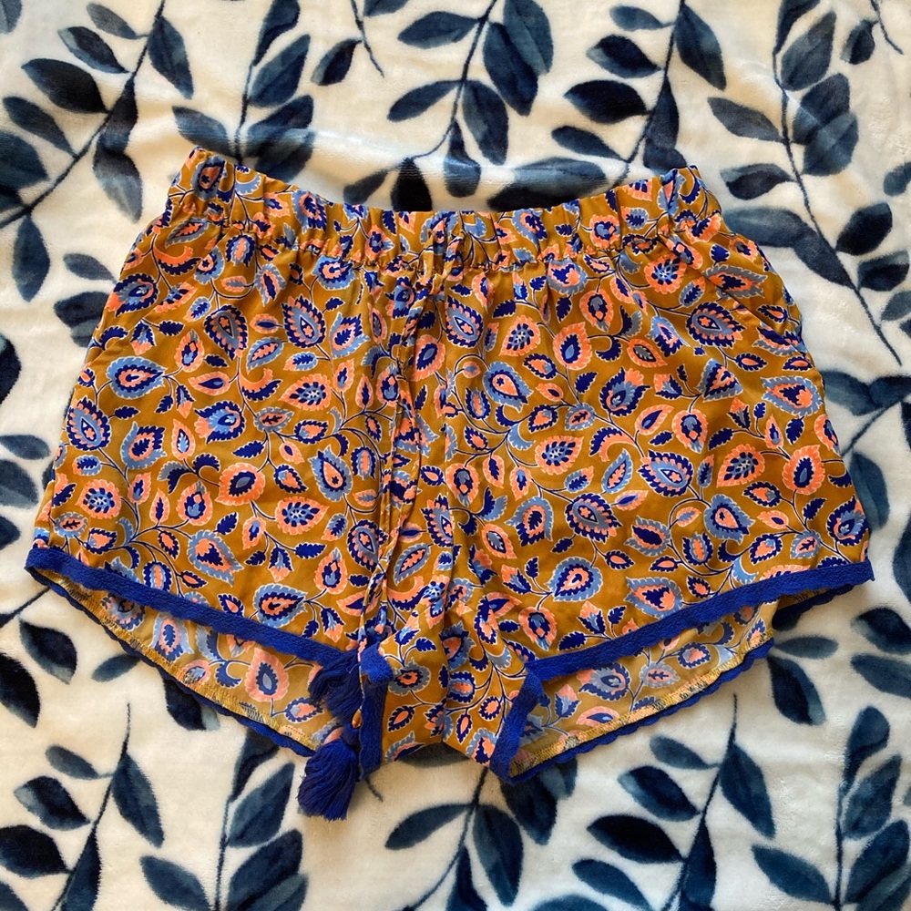 Aerie Paisley Sleep Shorts, Size S
